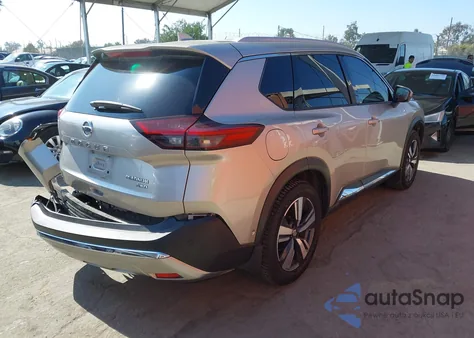 2021 Nissan Rogue Platinum Intelligent Awd из США, поврежденный, VIN JN8AT3DD9MW314490